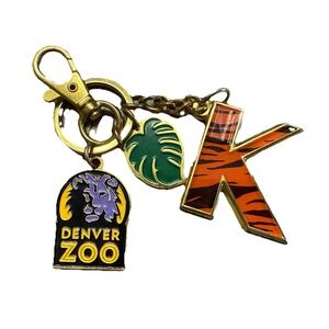 "K" Denver Zoo Keychain